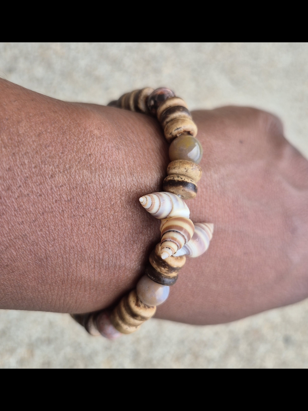 Handcrafted Natural Coconut Braclet! - Picture 4 of 8